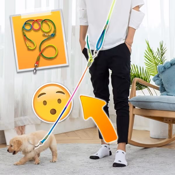 Customer lifestyle photo featuring Hands Free Dog Leashes